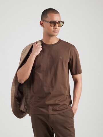 SCOTCH & SODA Shirt 'Seasonal Core' in Brown: front