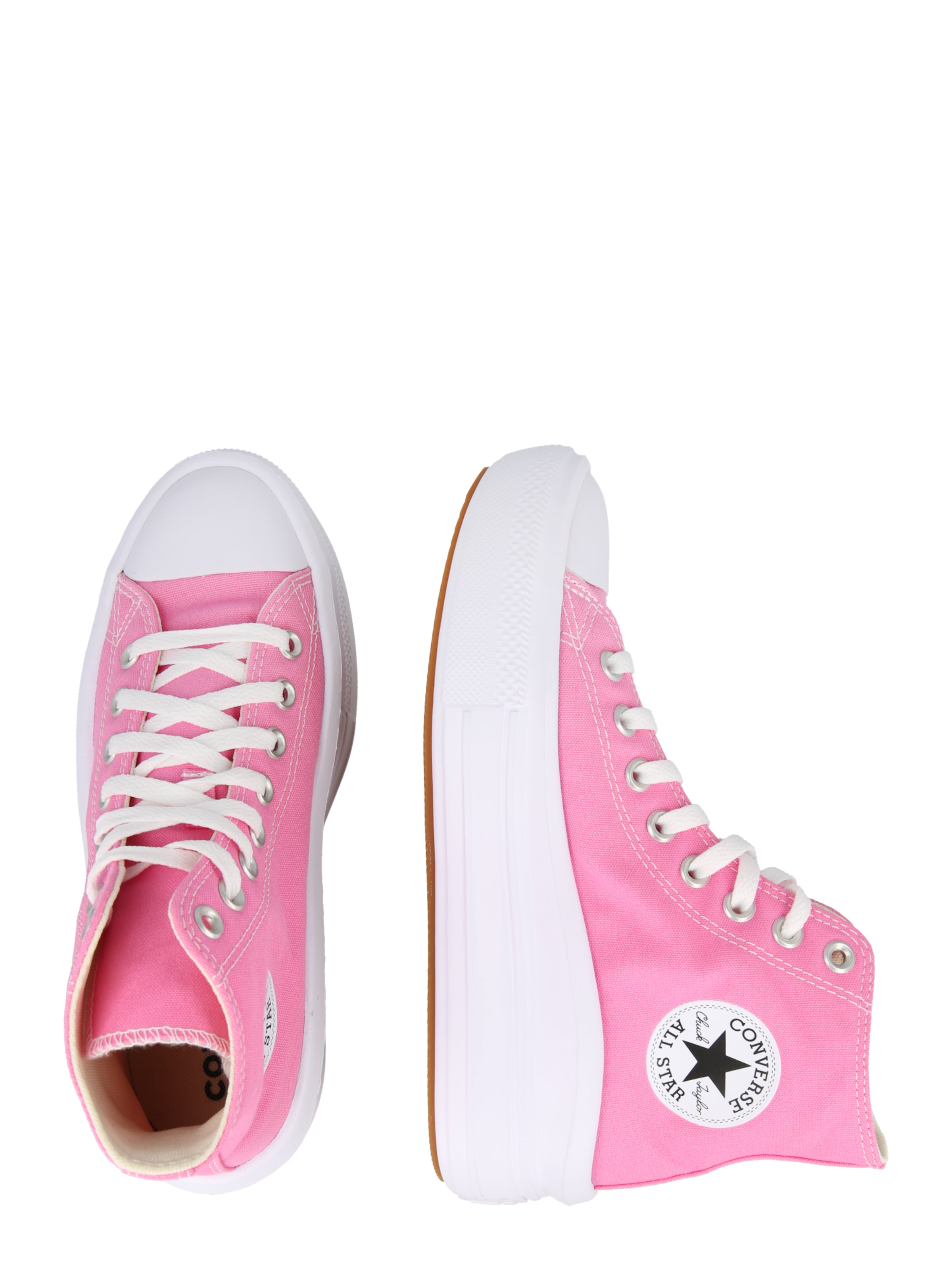 CONVERSE Кроссовки на платформе 'CTAS MOVE' в Ярко-розовый