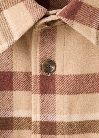 MANGO MAN Between-Season Jacket 'Drum' in Brown