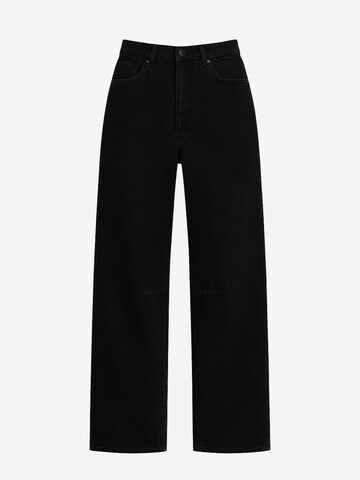 IT'S BASIC Baggy Jeans 'LUNA' in Zwart: voorkant