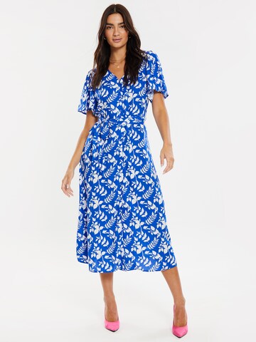Threadbare Платье-рубашка 'Fruit' в Синий: спереди