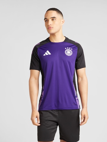 lillā ADIDAS PERFORMANCE Sportiska stila krekls 'DFB Tiro 24': no priekšpuses