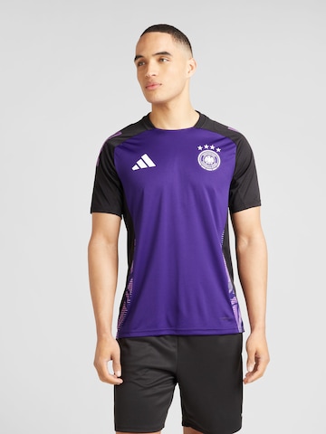 ADIDAS PERFORMANCE - Camisola de futebol 'DFB Tiro 24' em roxo: frente