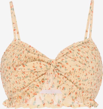 MYMO - Top 'Young Fashion' en amarillo: frente