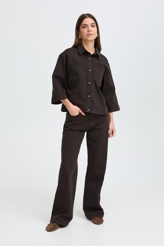 Pulz regular Jeans 'KATJA' i brun