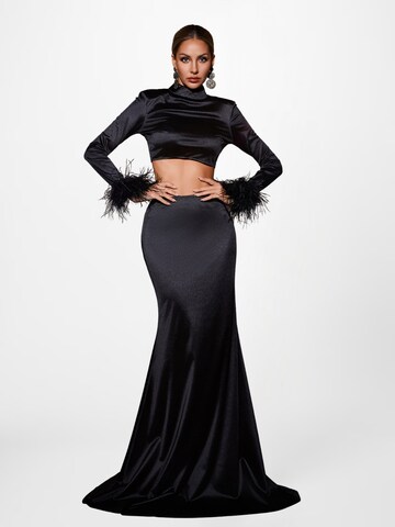 Mew Mews Kleid 'Avalee'‌‌‌‌‌‌‌‌‌ in Schwarz: Vorderseite