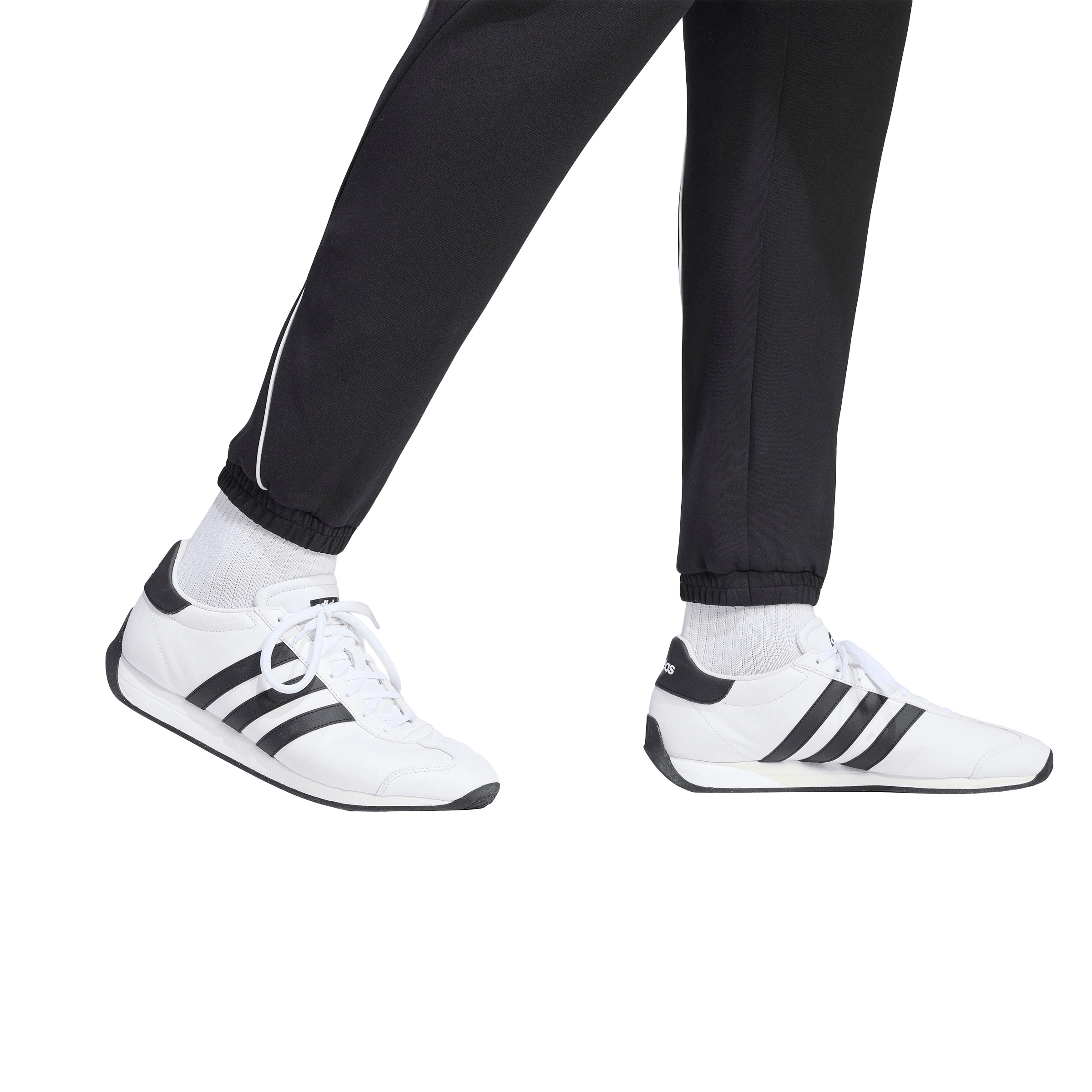 Effilé Pantalon de sport 'Stadium' ADIDAS SPORTSWEAR en noir
