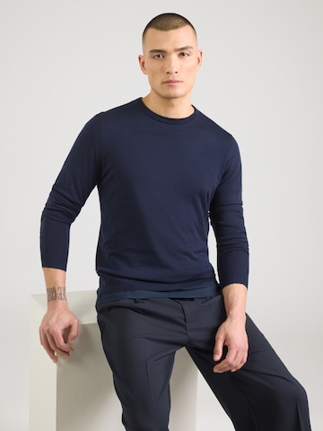 Hackett London Pullover in Blau: Vorderseite