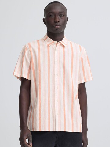 BLEND Comfort fit Overhemd ' BHAban ' in Oranje: voorkant