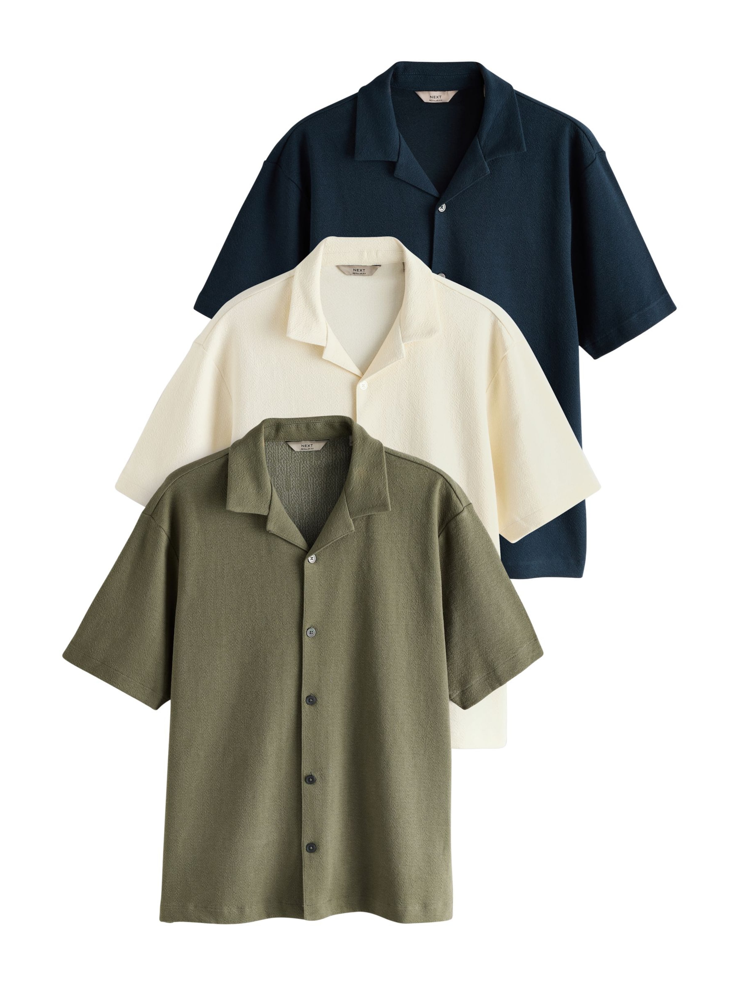 Next Рубашка в Цвет морской волны / Зеленый / Белый, Обзор товара