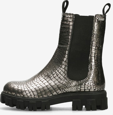 MEXX Stiefel 'Halina' in Grau: Vorderseite