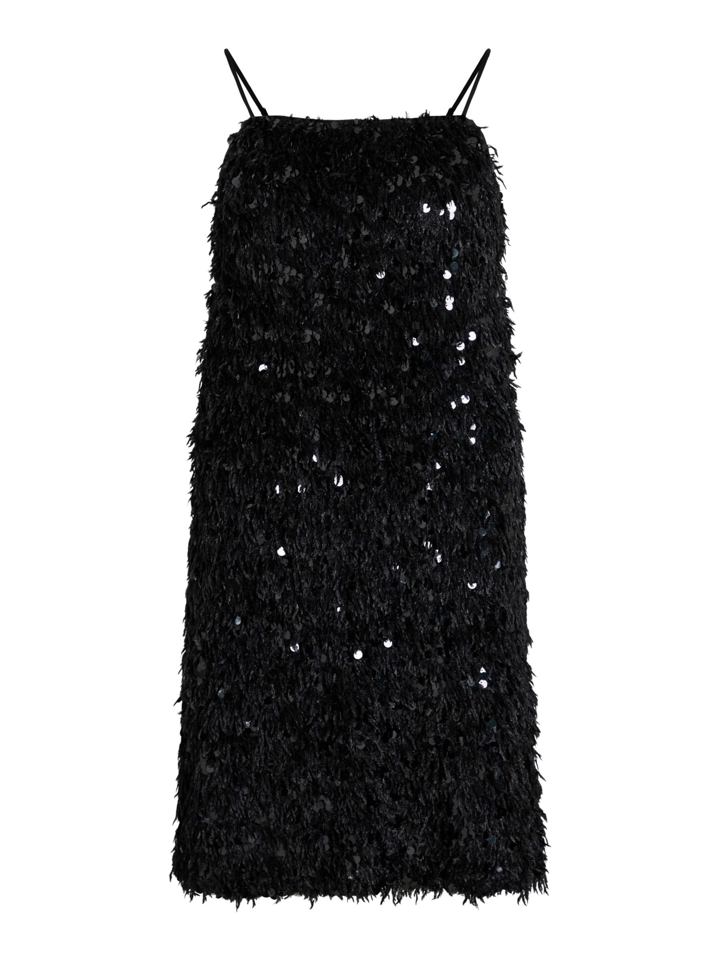 VILA Jurk 'VIELIN' in de kleur Zwart, Productweergave