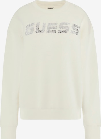 Sweat-shirt 'Cecilia' GUESS en blanc : devant