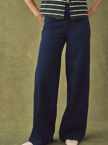 Wide Leg Jean Next en bleu