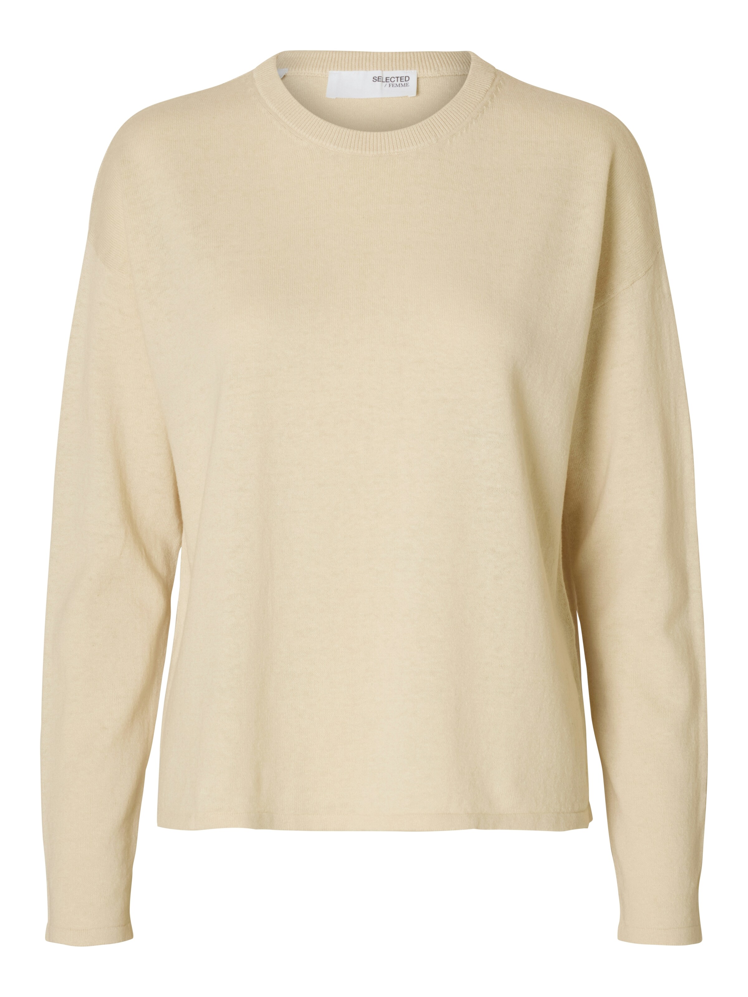 Pullover 'LAURA' di SELECTED in beige: frontale