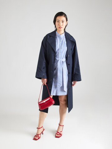 Lauren Ralph Lauren - Vestido camisero '70S' en azul