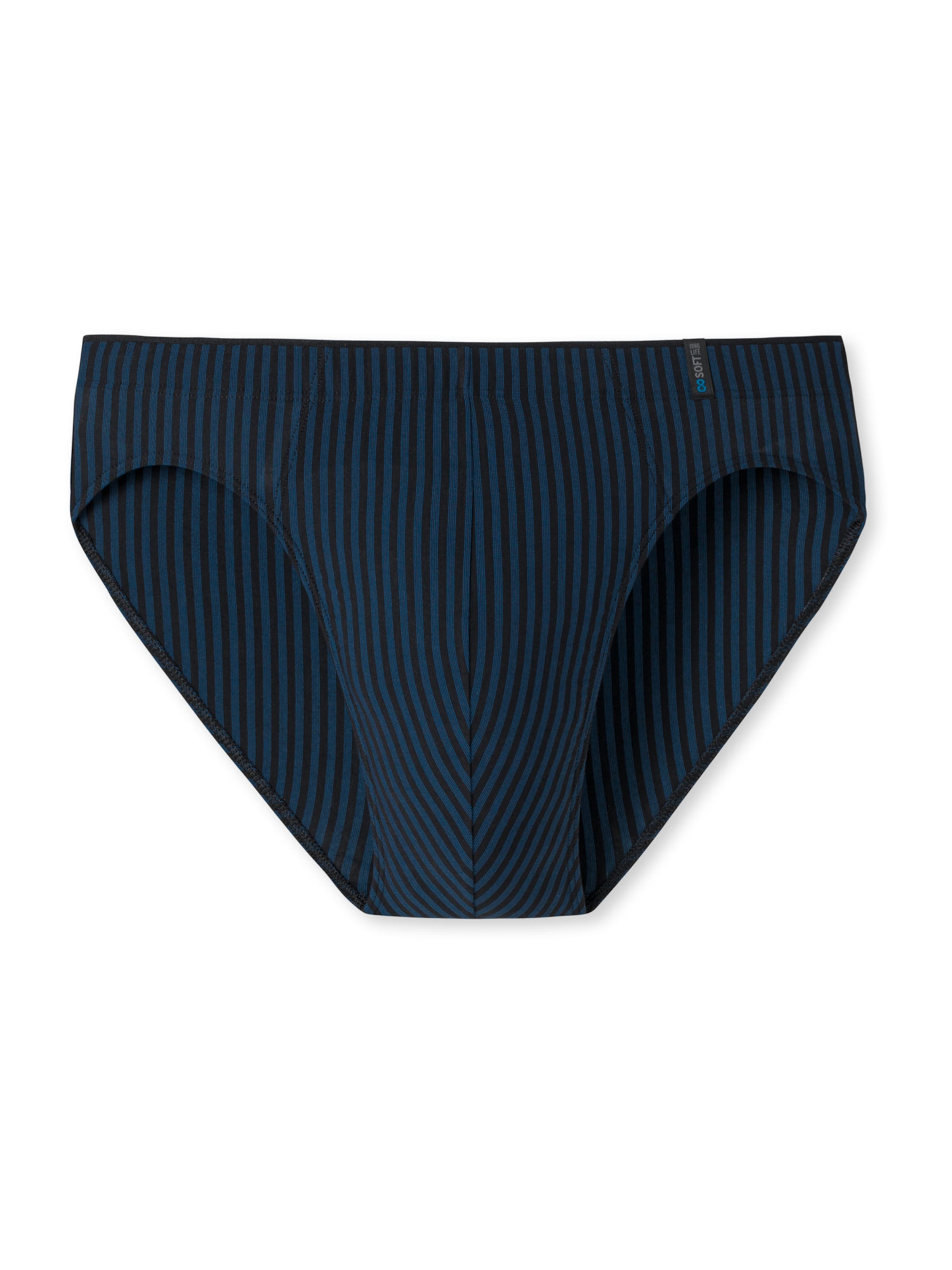 SCHIESSER - Braga 'Long Life Soft' en azul: frente