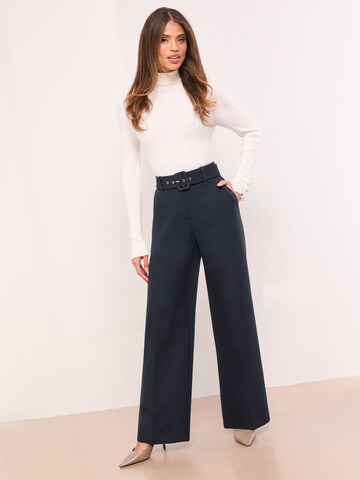 Lipsy Wide Leg Hose in Blau