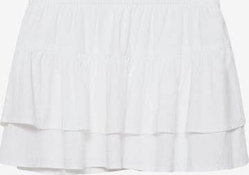 Pull&Bear Sukňa 'PACIFIC' - Biela: predná strana