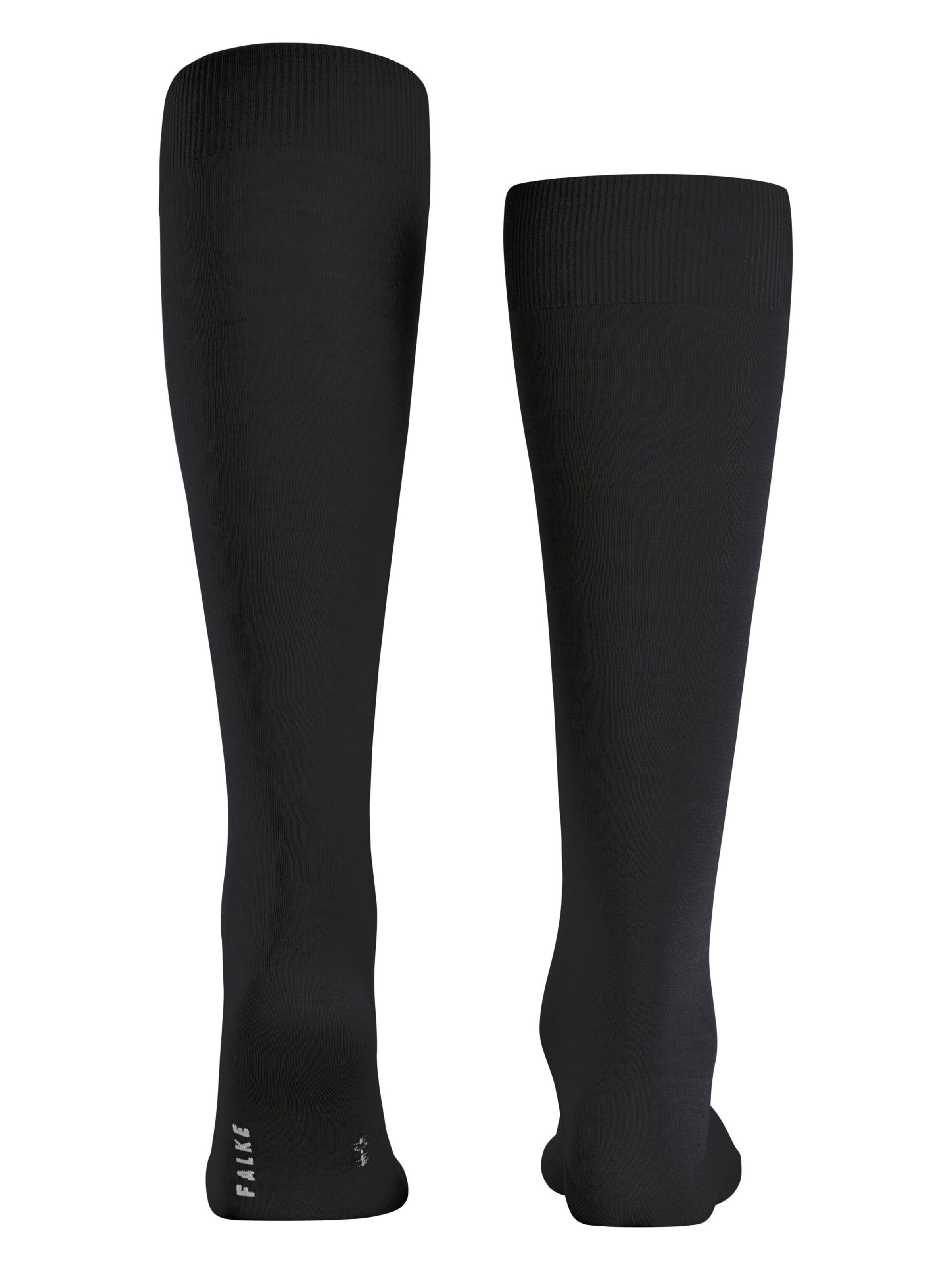 FALKE Knee High Socks 'ClimaWool' in Black