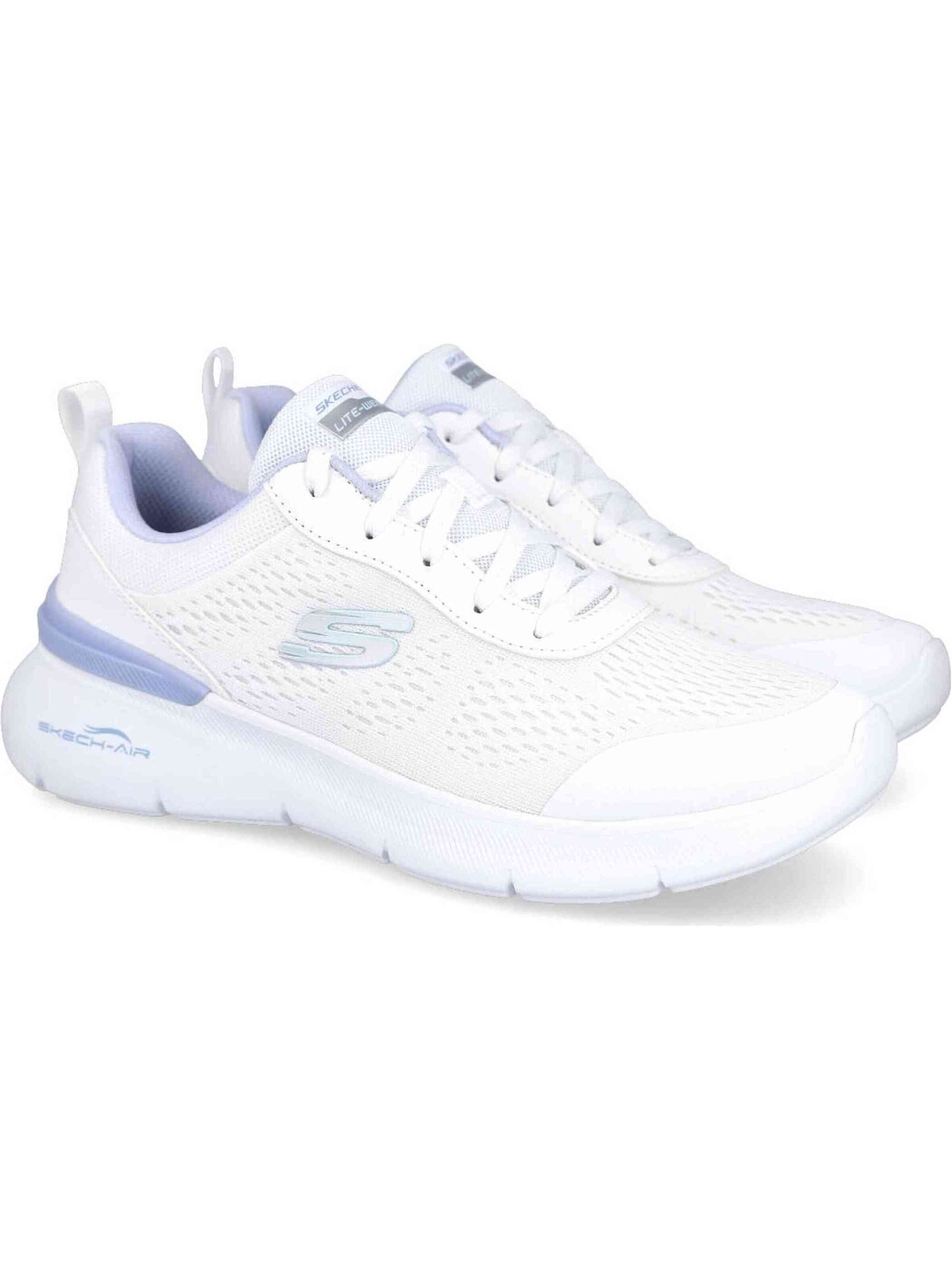 Chaussure de course '070-611178' SKECHERS en blanc