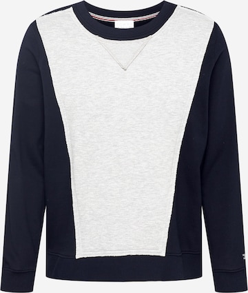 Tommy Jeans Sweatshirt in Black: front