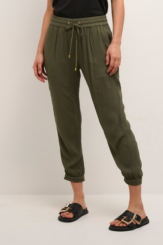 Kaffe Loose fit Trousers 'Amber' in Green: front
