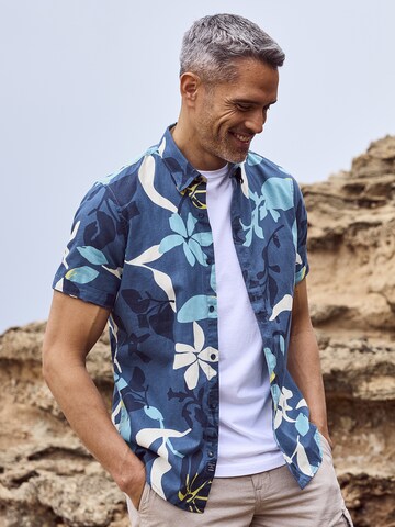 LERROS Regular fit Overhemd in Blauw: voorkant