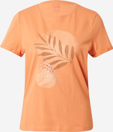 T-shirt TOM TAILOR en orange : devant