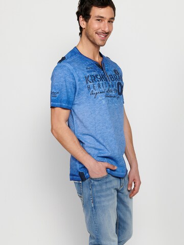 KOROSHI Shirt in Blauw