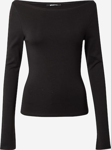 Gina Tricot Shirt in Zwart: voorkant