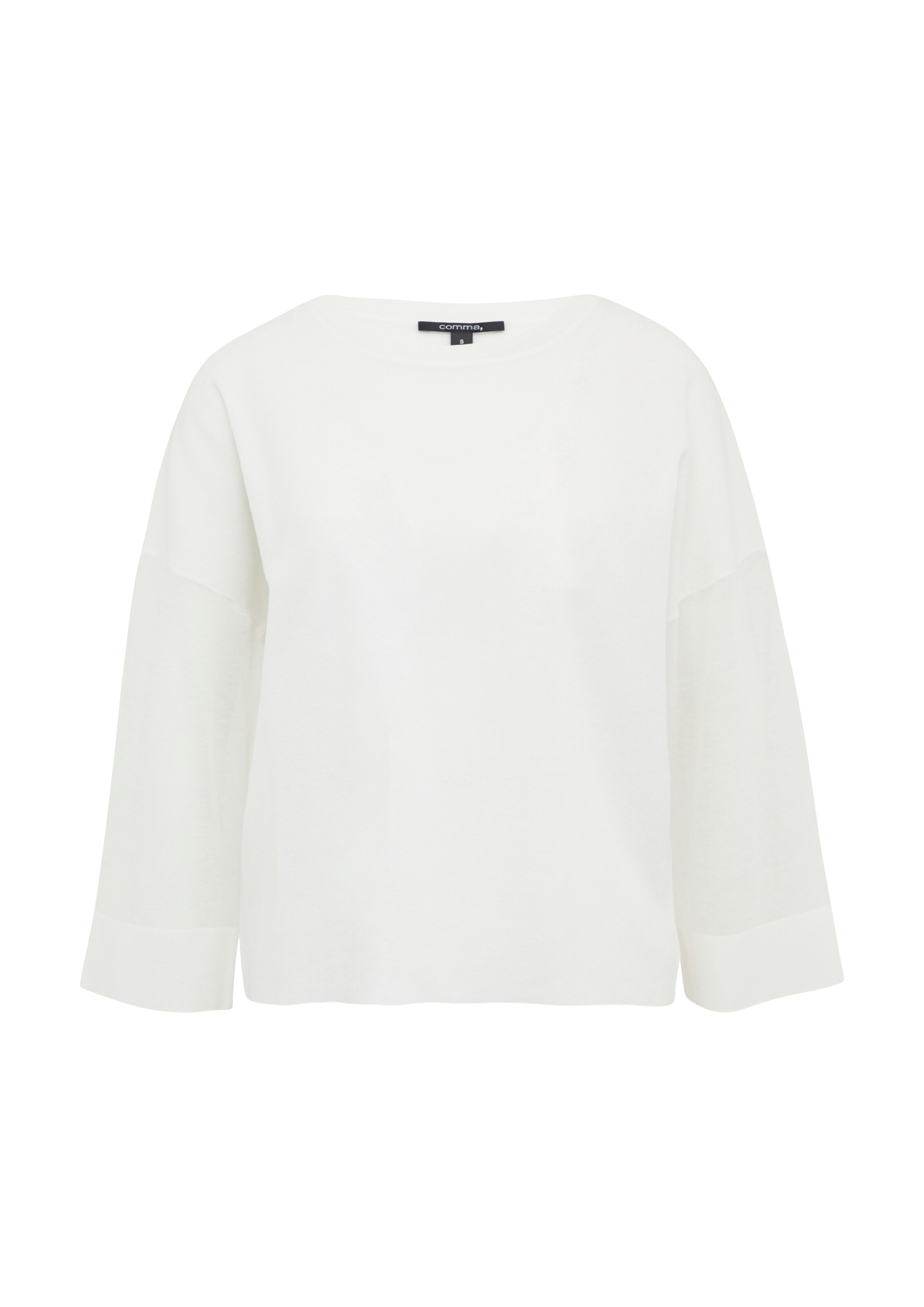 COMMA Pullover in Weiß: Vorderseite
