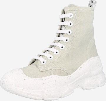 F_WD Sneakers hoog 'EVE' in Beige: voorkant