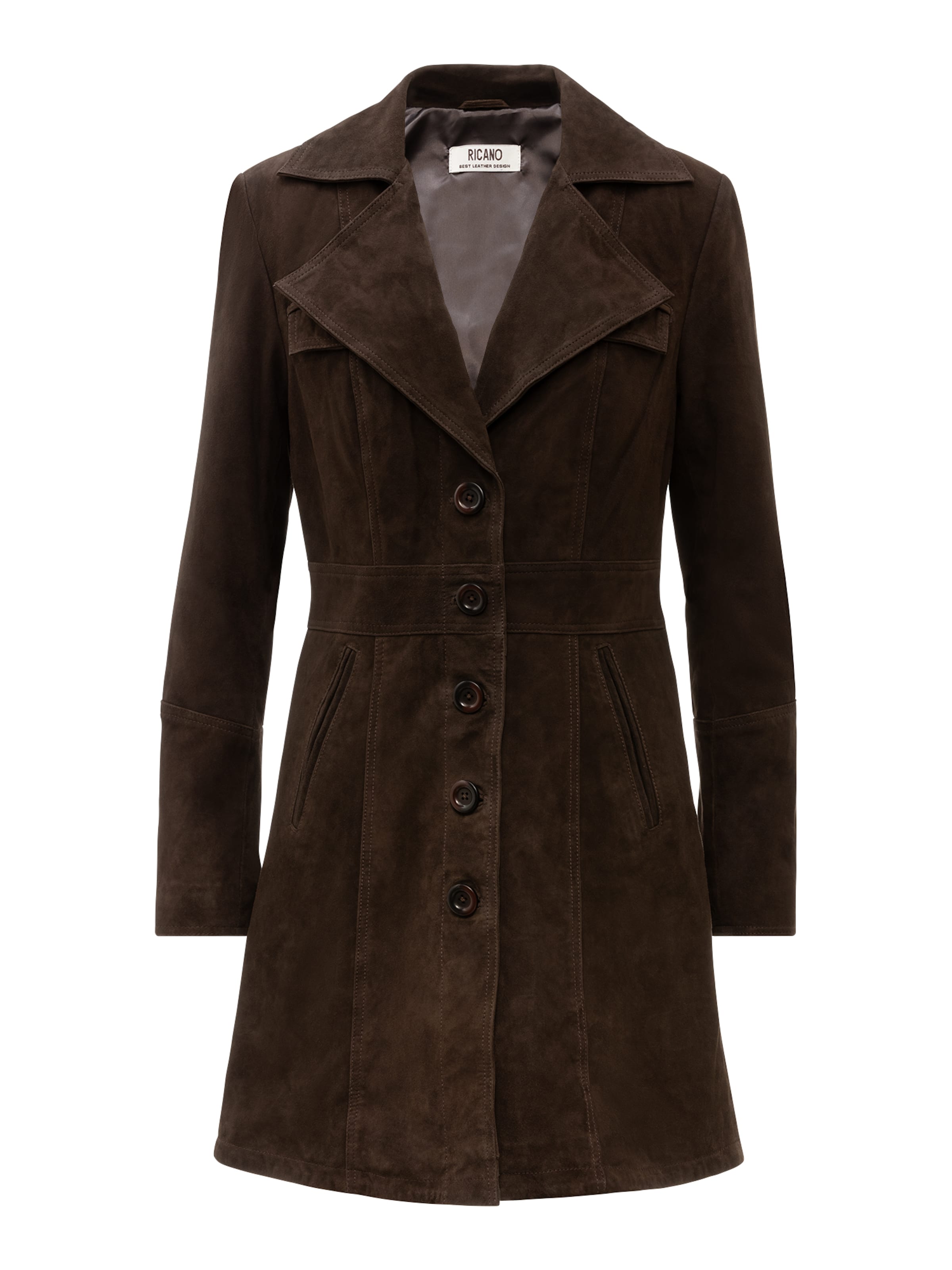 Cappotto di mezza stagione di RICANO in marrone: frontale