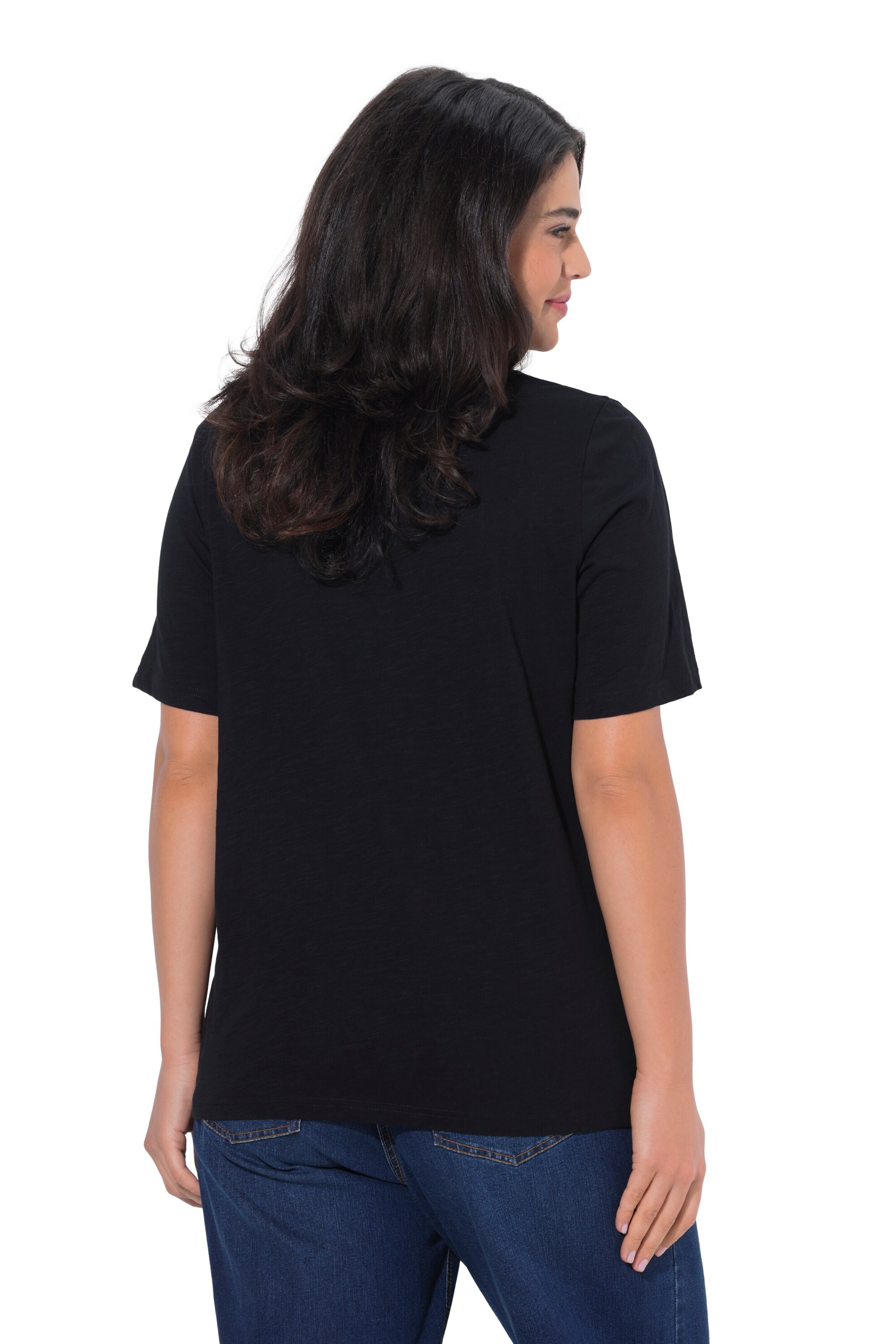 Ulla Popken Shirt in Zwart