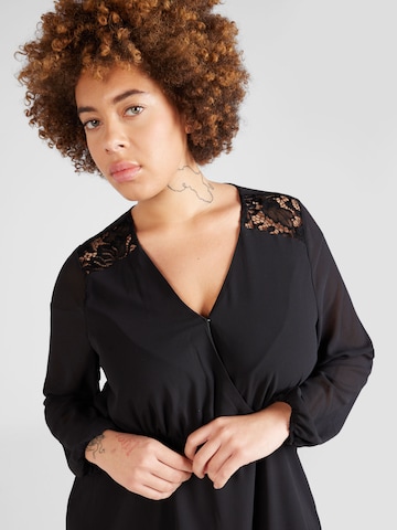 ABOUT YOU Curvy Evening Dress 'Jolina' in Black