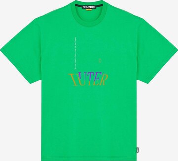 IUTER Shirt in Groen: voorkant