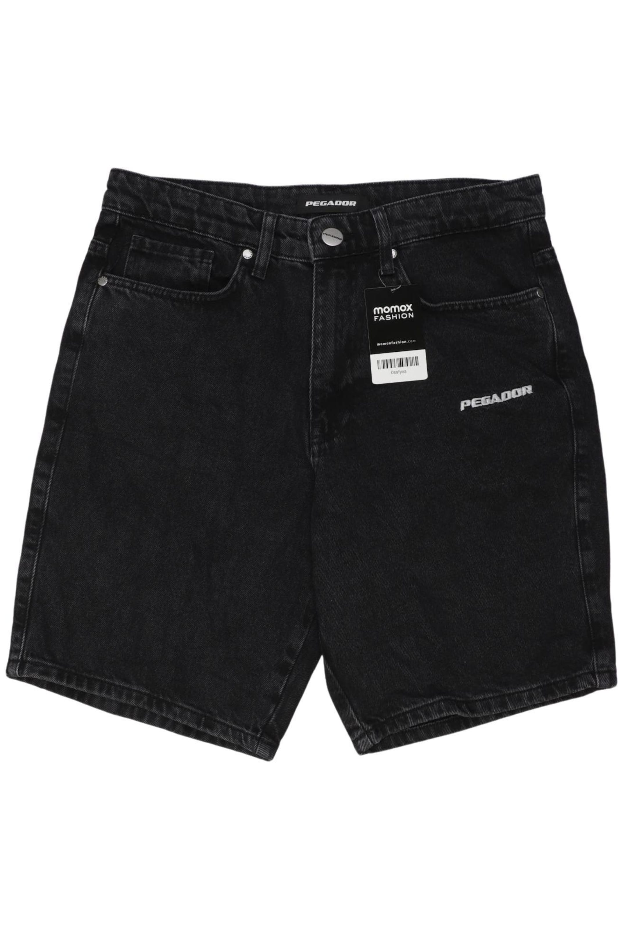 Pegador Shorts in 30 in Black: front