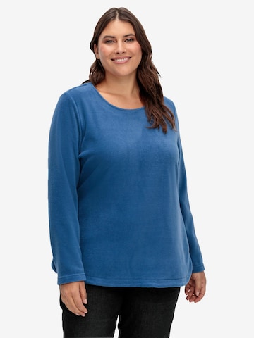 SHEEGO Sweatshirt in Blue: front