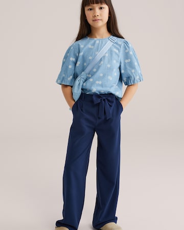 WE Fashion Szabványos Nadrág - kék