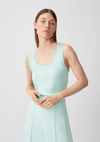 COMMA Top in Blauw: voorkant