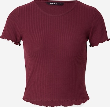 ONLY Shirt 'ONLEMMA' in Purple: front