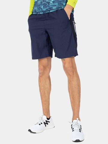 Spyder Normální Sportovní kalhoty – modrá: přední strana