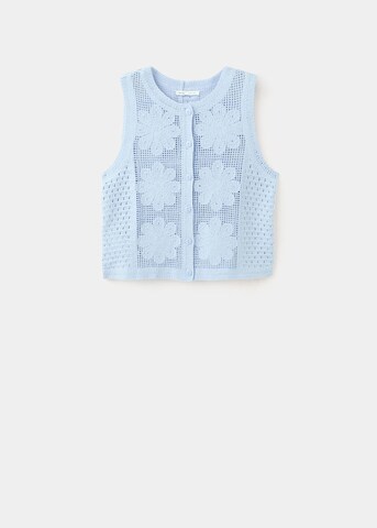MANGO Vest 'Daisy' in Blue