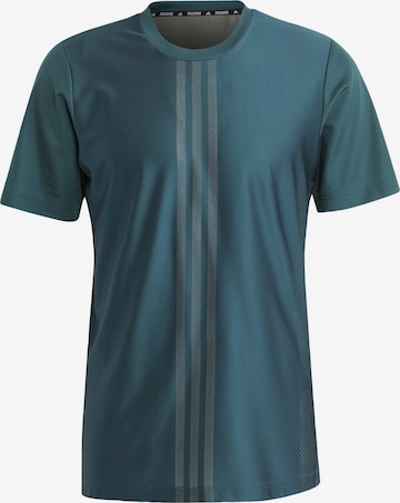 T-Shirt fonctionnel ADIDAS PERFORMANCE en bleu : devant