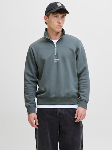 JACK & JONES Свитшот 'JJESoho' в Серый: спереди