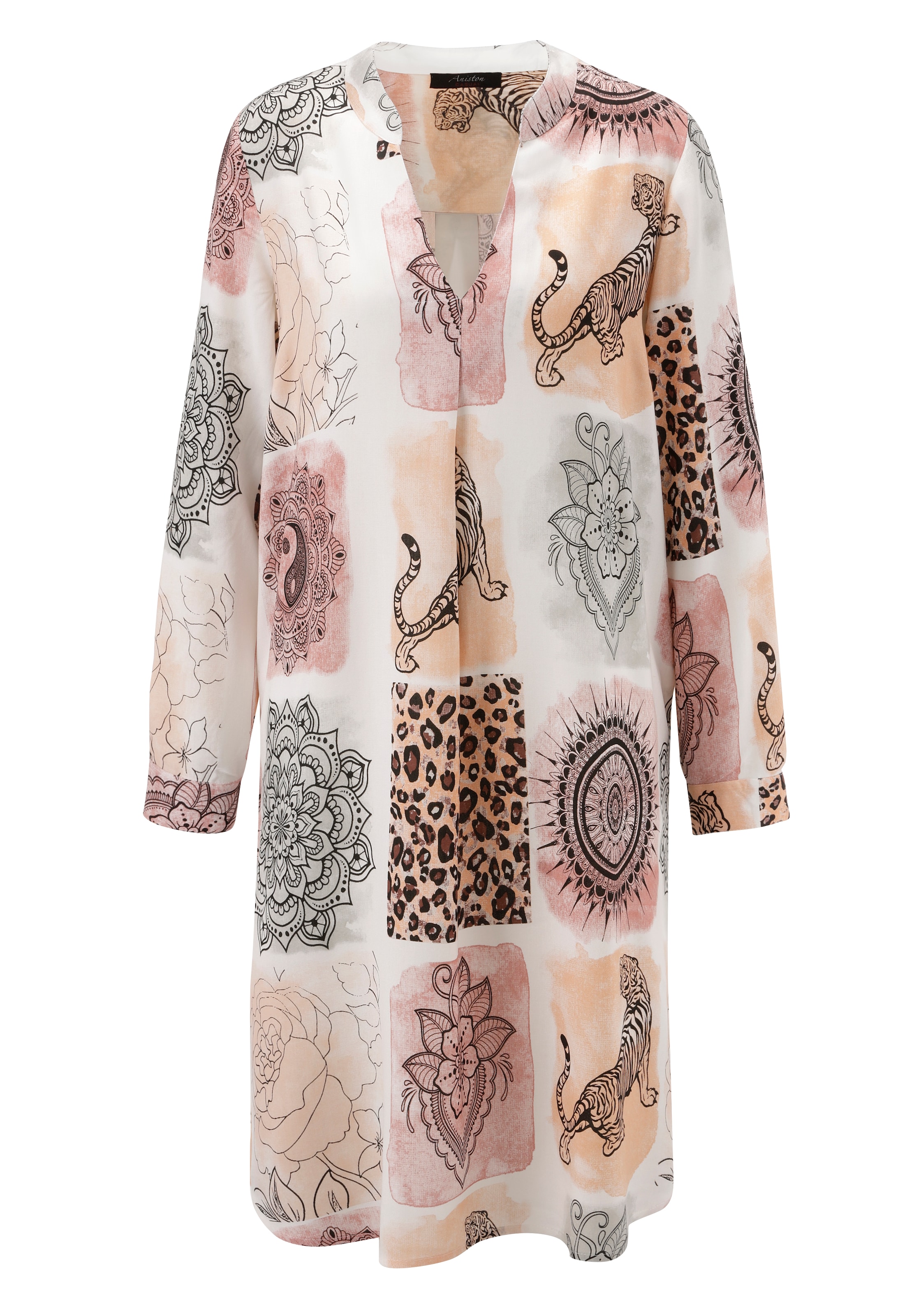 Aniston CASUAL Kleid in Weiß: Vorderseite