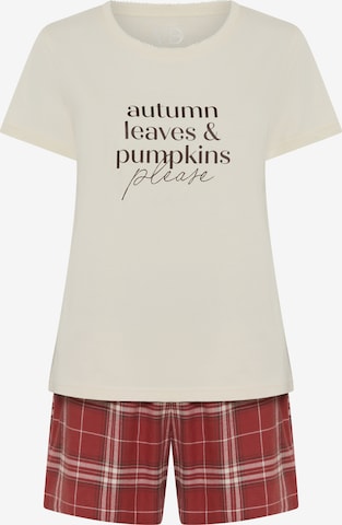 VIVANCE Pyjamashortsit värissä beige: etupuoli