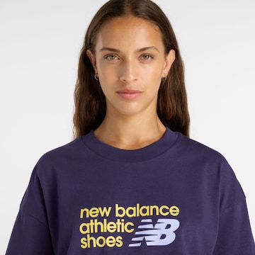 new balance - Camisa 'Athletics Premium' em roxo