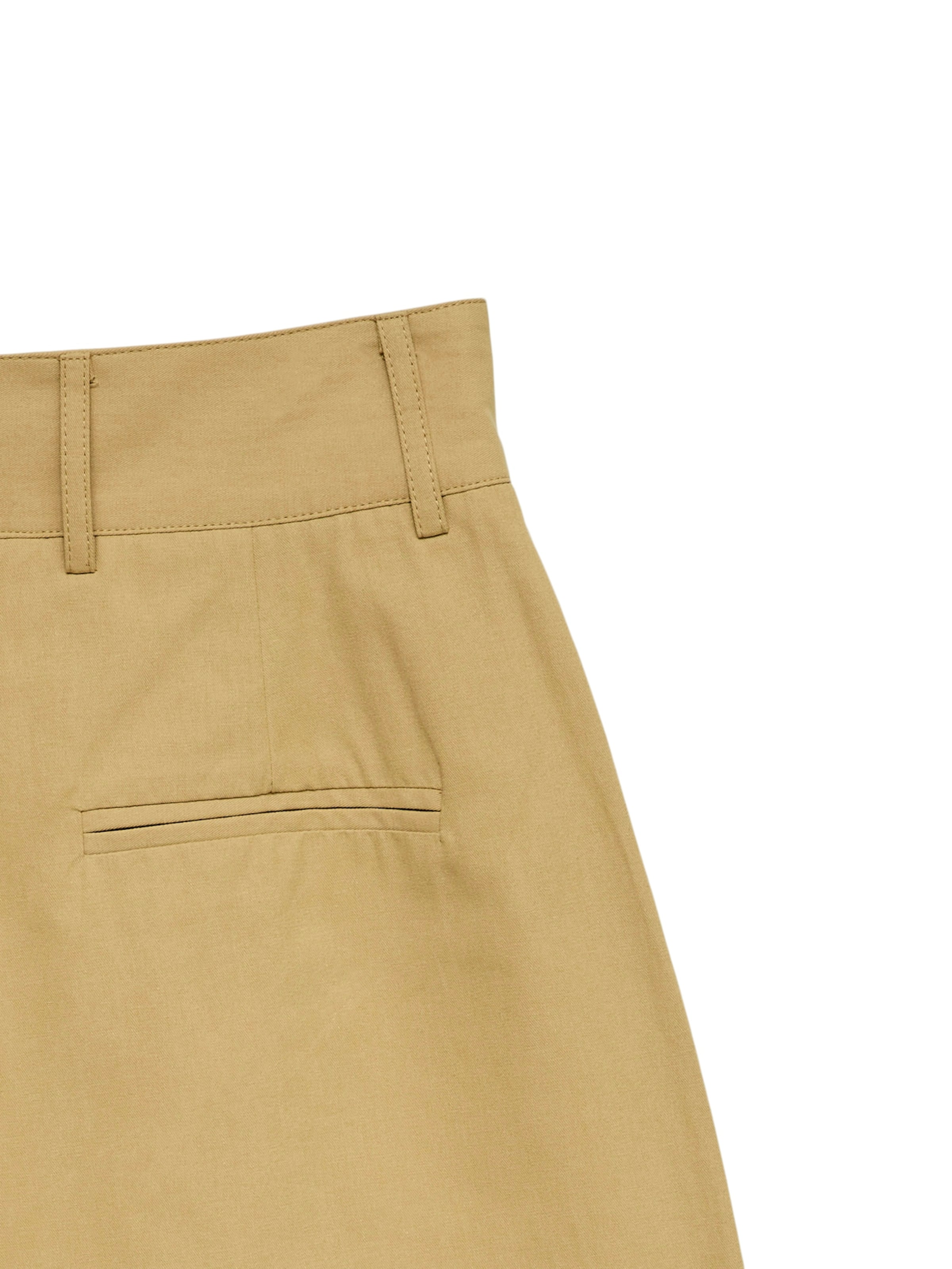 VERO MODA Zvonové kalhoty Kalhoty se sklady v pase 'VMNova' – béžová
